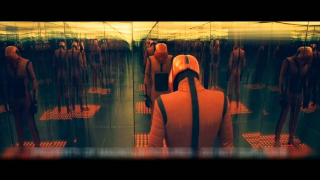 Still from the film Beyond the Black Rainbow